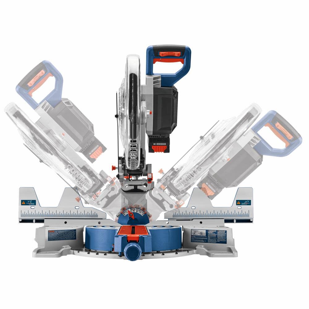 Bosch PROFACTOR 18V Surgeon 12in Dual Bevel Slide Miter Saw Kit with 1 CORE18V 8.0 Ah PROFACTOR Performance Battery 4 Bosch PROFACTOR 18V Surgeon 12in Dual Bevel Slide Miter Saw Kit with 1 CORE18V 8.0 Ah PROFACTOR Performance Battery - Image 4