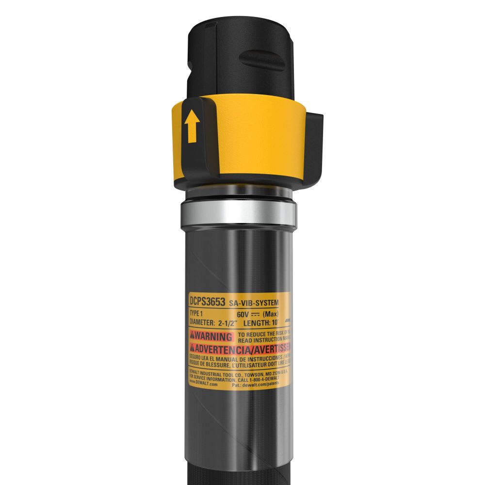 DEWALT 2-1/2 Inch Vibrator Head with 10 Ft Shaft 2 DEWALT 2-1/2 Inch Vibrator Head with 10 Ft Shaft - Image 2