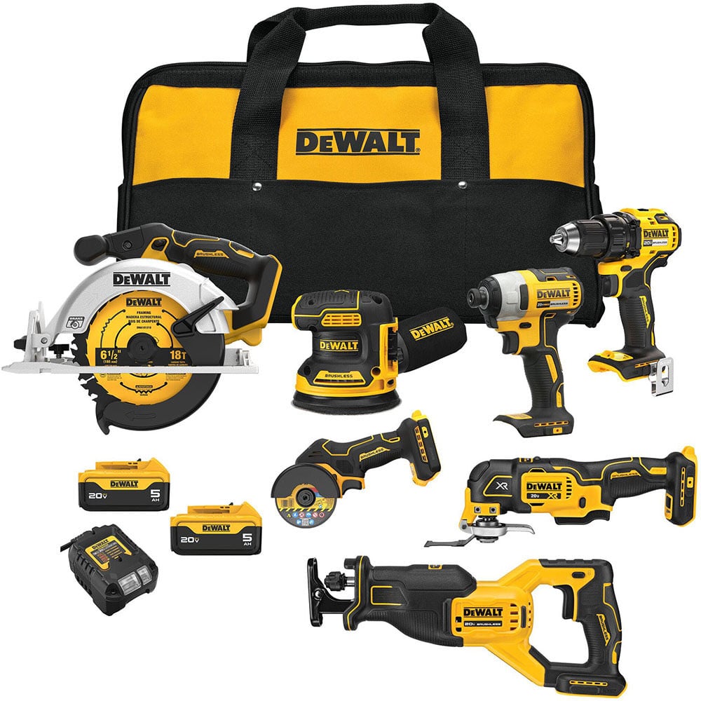 DEWALT 20V Max 9-Tool Combo Kit with Extra 5.0Ah Lithium Ion Battery 5 DEWALT 20V Max 9-Tool Combo Kit with Extra 5.0Ah Lithium Ion Battery - Image 5