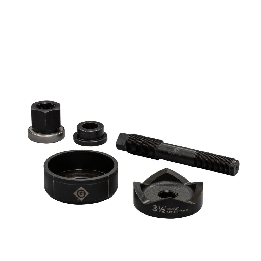 Greenlee 3-1/2 Inch Conduit Manual Knockout Set 2 Greenlee 3-1/2 Inch Conduit Manual Knockout Set - Image 2