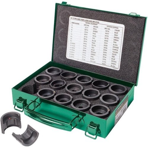 Greenlee Aluminum U Die Kit for 12 Ton Crimper