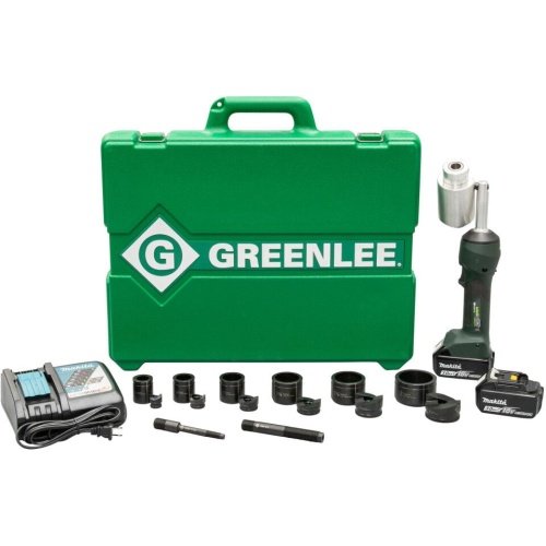 Greenlee Intelli-PUNCH Battery-Hydraulic Knockout Kit with Slug-Buster 1/2 Inch - 2 Inch