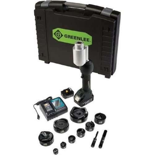 Greenlee Intellipunch 11 Ton Hydraulic Knockout Slug Buster Set 1/2 - 3 In. Plus 4 In. for Mild Steel