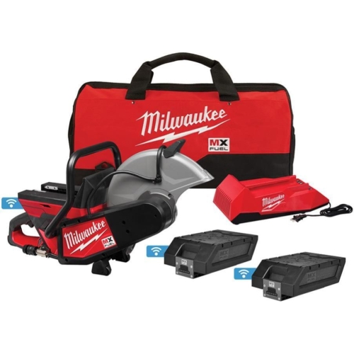 Milwaukee MX FUEL 14inch Cut-Off Saw Kit with 2 Batteries