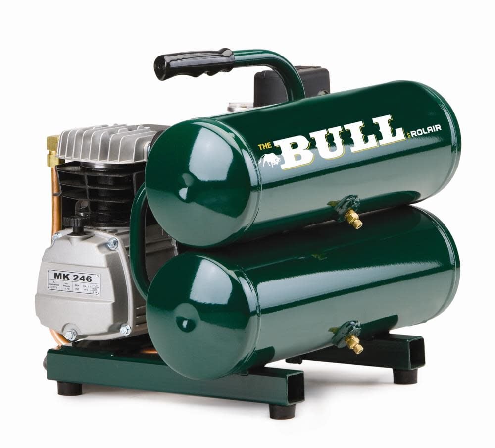 Rolair 1 HP - Ultra-Quiet (115V) 2.4CFM@90PSI 2.5 Gallon Oil Less Compressor 2 Rolair 1 HP - Ultra-Quiet (115V) 2.4CFM@90PSI 2.5 Gallon Oil Less Compressor - Image 2
