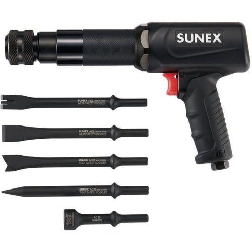 Sunex Heavy-Duty Long Barrel Air Hammer Set