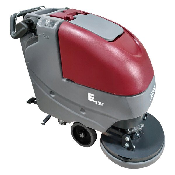 Minuteman E17 17" Cordless Walk Behind Disc Floor Scrubber - 12 Gallon