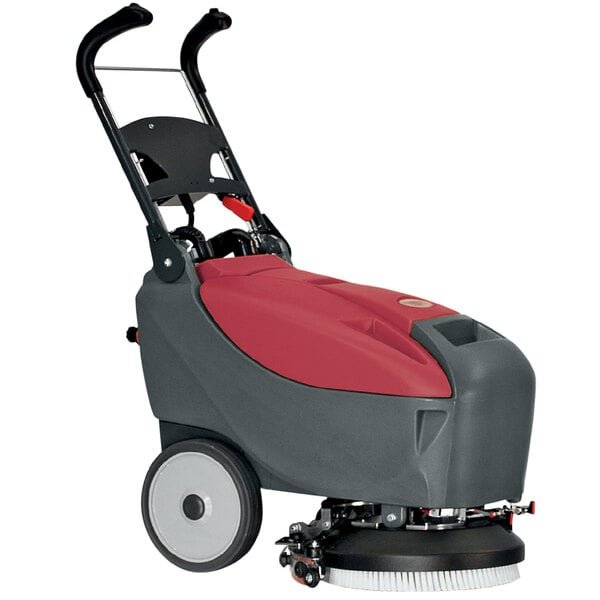 Minuteman E14 14" Cordless Walk Behind Disc Floor Scrubber - 4.2 Gallon