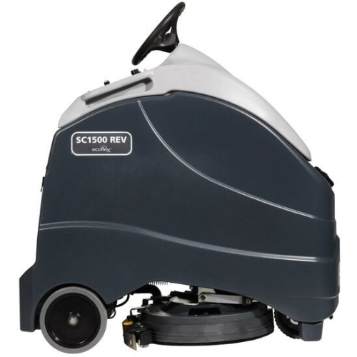 Advance SC1500 20D 56104013 EcoFlex 20" Cordless Stand-On REV Floor Scrubber with 140 Ah AGM Batteries, Charger, and Pad Holder - 12 Gallon, 24V, 2,250 RPM