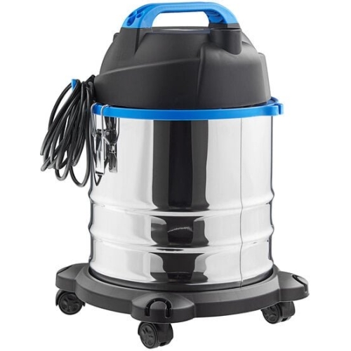 Lavex 5 Gallon Stainless Steel Commercial Wet / Dry Vacuum with Toolkit - 100-120V, 1200W