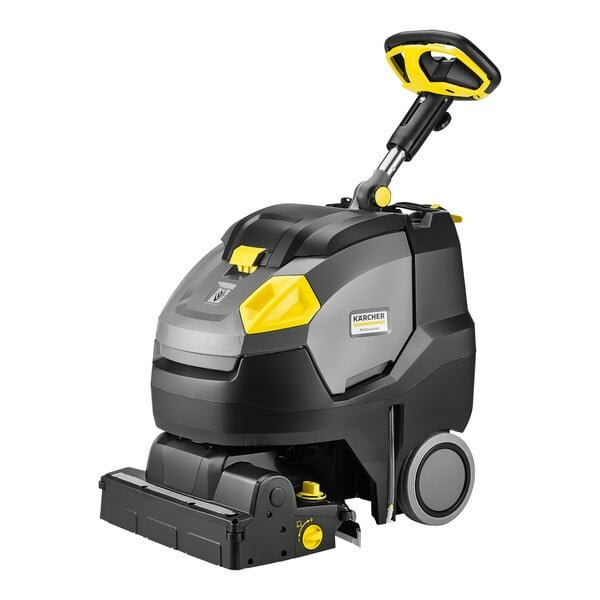 Karcher BR 45/22 C BP 1.783-461.0 18" Cordless Walk-Behind Cylindrical Floor Scrubber with Lithium-Ion Battery and Charger - 5.8 Gallon