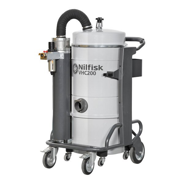 Nilfisk VHC200 SPECIAL 26 Gallon Steel Compressed Air Industrial Vacuum with HEPA Filtration - 120V 1 Nilfisk VHC200 SPECIAL 26 Gallon Steel Compressed Air Industrial Vacuum with HEPA Filtration - 120V