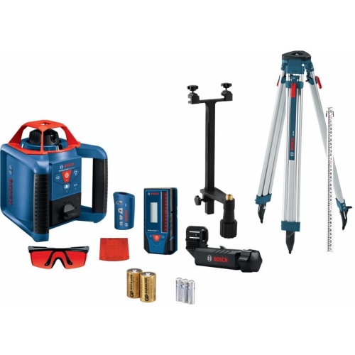 Bosch REVOLVE900 Self-Leveling Horizontal/Vertical Rotary Laser Kit