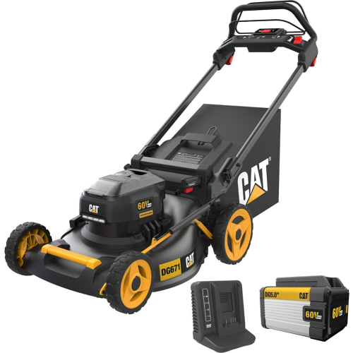 CAT DG671 60V 21in Self-Propelled Brushless Lawn Mower Kit