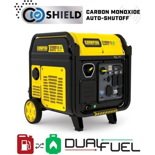 Champion Power Equipment 11,000 Watt Dual Fuel Powered 49-State Portable Inverter Generator with CO Shield