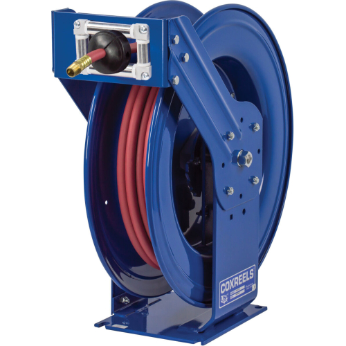 Coxreels Hose Reel Supreme Duty Spring Rewind for Air/Water 3/8in ID 125' 300 PSI