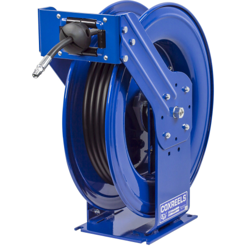 Coxreels Hose Reel Supreme Duty Spring Rewind for Grease/Hydraulic Oil 3/8in ID 50' 4000 PSI