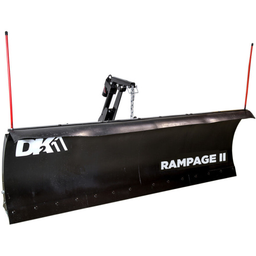 DK2 Rampage II Elite Snow Plow Kit 82inx19in with Actuator and Wireless Remote