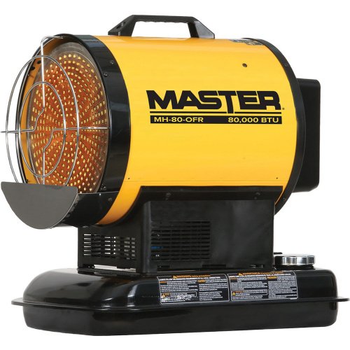 Master Radiant Heater Kerosene/Diesel with Thermostat Battery Operated 80000 BTU (Bare Tool)
