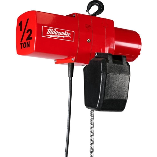 Milwaukee 1/2 Ton Electric Chain Hoist 10 Ft. Lift
