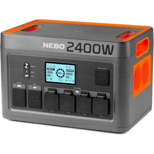 Nebo Pinnacle 4,800 Watt Lithium-Ion Battery Solar Portable Power Station