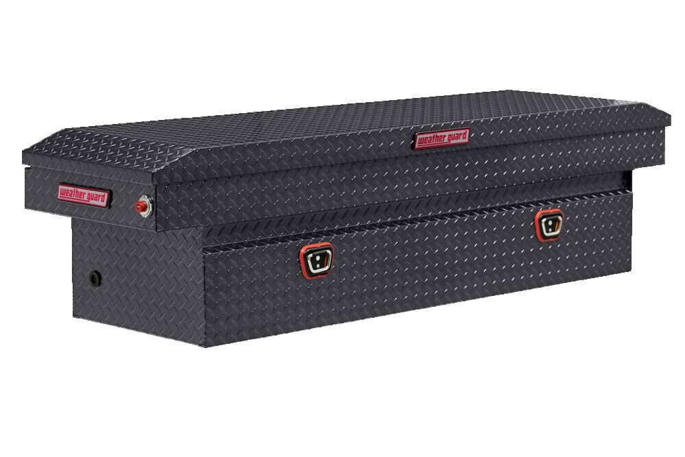 Weather Guard Saddle Truck Tool Box Aluminum Full Standard Gunmetal Gray 1 Weather Guard Saddle Truck Tool Box Aluminum Full Standard Gunmetal Gray