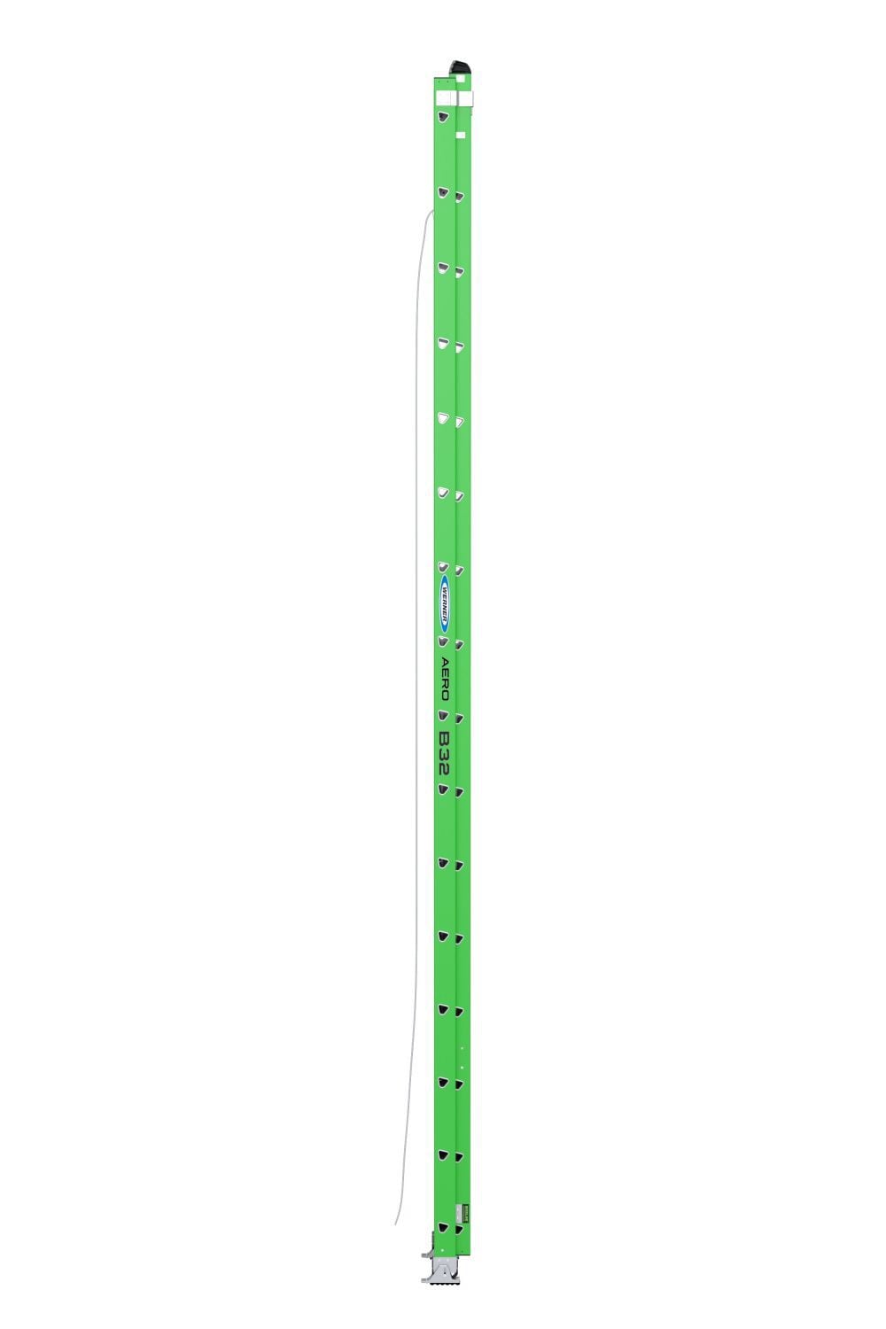 Werner AERO Extension Ladder 32' IAA FG Box Rail/Tri Rung Cable Hook V Rung 4 Werner AERO Extension Ladder 32' IAA FG Box Rail/Tri Rung Cable Hook V Rung - Image 4